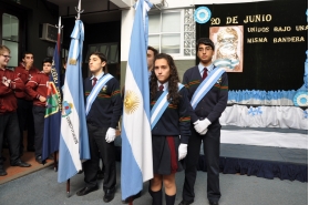 Acto del DIA DE LA BANDERA del Nivel Secundario